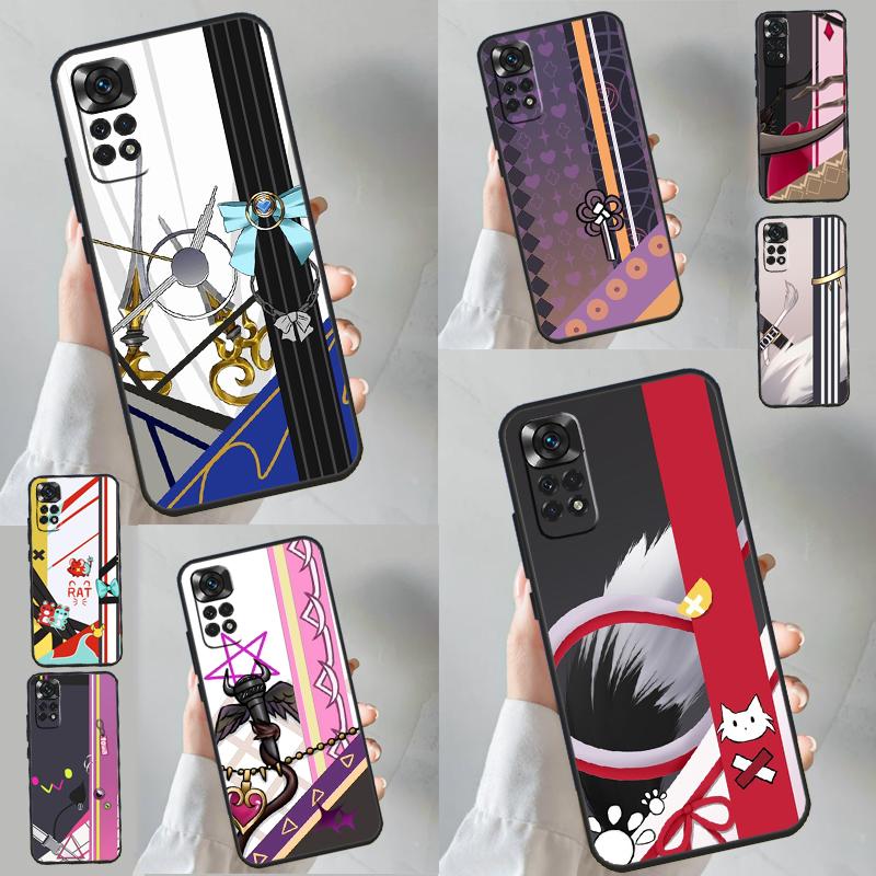 Аниме Хололайв Чехол Для Xiaomi Redmi Note 13 Pro 8 9 10 11 12 Pro 12S 11S 10S Redmi 12 10C 12C 13C Чехол