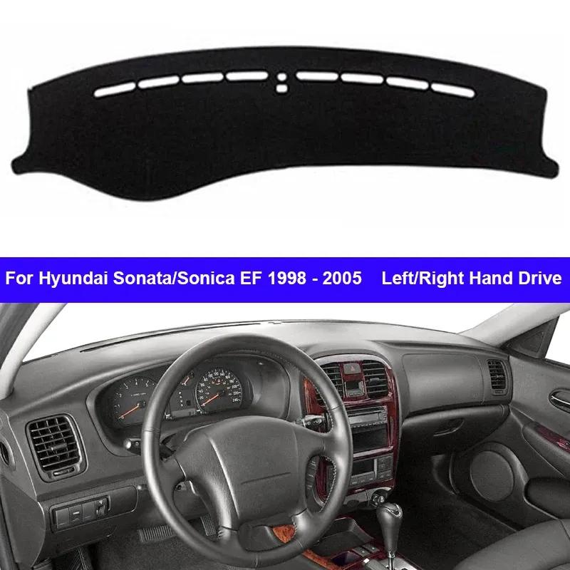Для Hyun dai Sonata Sonica EF 1998-2005 LHD RHD Солнцезащитный козырек 2004 2003 2002 2001 2000 1999 Чехол на приборную панель автомобиля Коврик на приборную панель Ковер Накидка