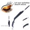 Extension Tool Makeup Beauty Eyelash Metal Comb Mascara Separator Dual-Head Foldable Eyebrow Brush