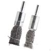 2pcs 6mm Shank Pen Shape Polishing Wire Brush Rust Paint Dust Remove Tools