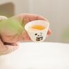 Portable Ceramic Travel Tea Set with Panda Design