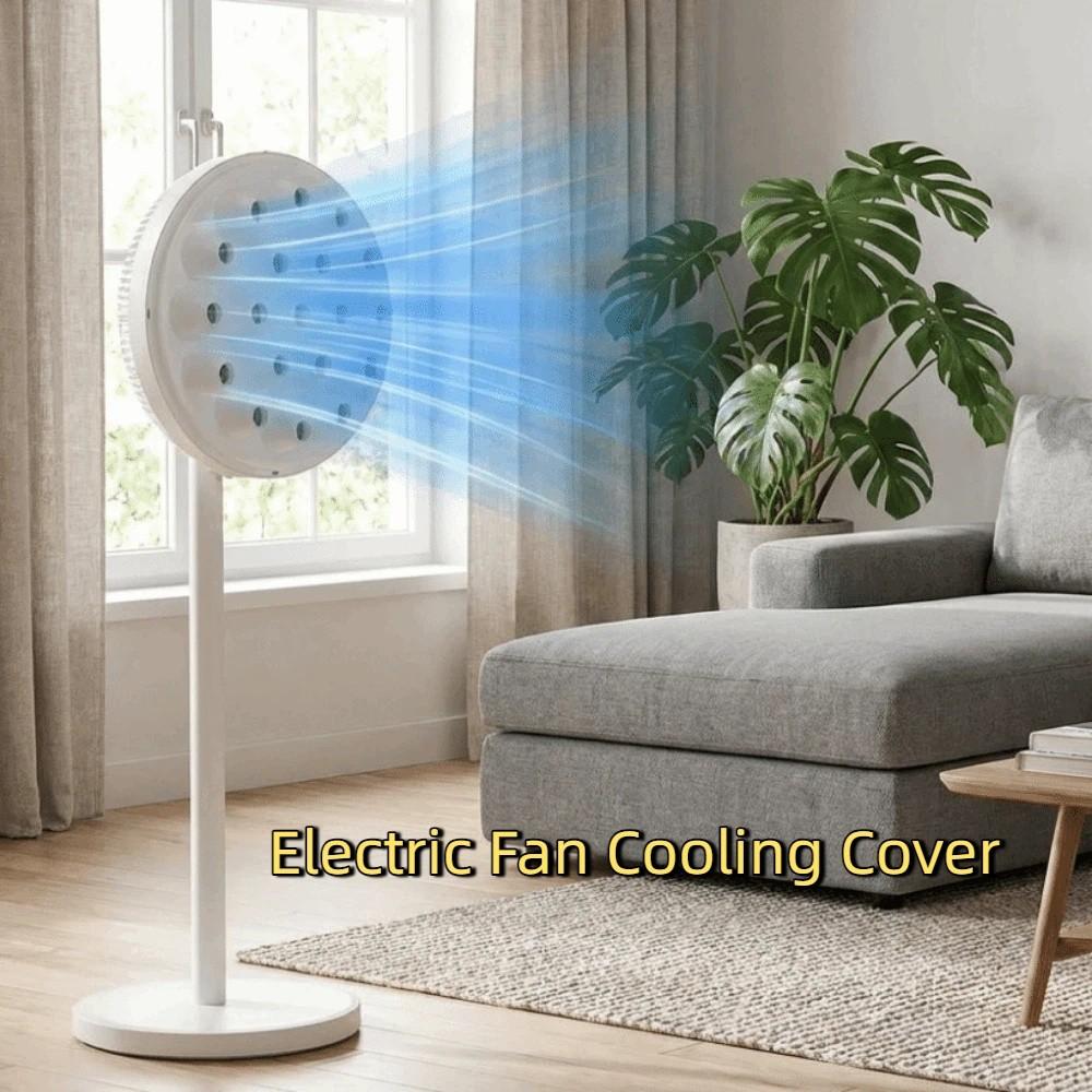 Universal Fan Cooling Cover Plastic Efficient Floor Fan Cover Physical Cooling Low Noise Electric Fan Cooling Cover