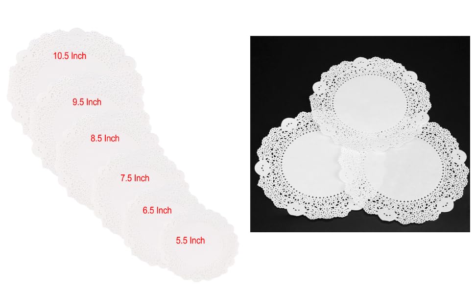 150-Pack Lace Paper Coasters, Round Doilies, Candy, Cake Wrapping, Oil-Absorbent Paper, Greaseproof Paper, Tempura Paper, Baking Paper, Lace Paper,
