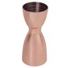 Cocktail Double Jigger Stainless Steel Wine Measuring Cup Bar Bartending Measuring Jigger U Shaped Copper Plated