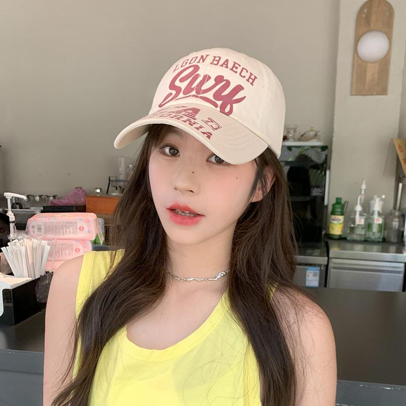 Новая американская бейсболка с принтом букв для мужчин и женщин, ретро, с широкими полями, для защиты от солнца, хип-хоп, повседневная