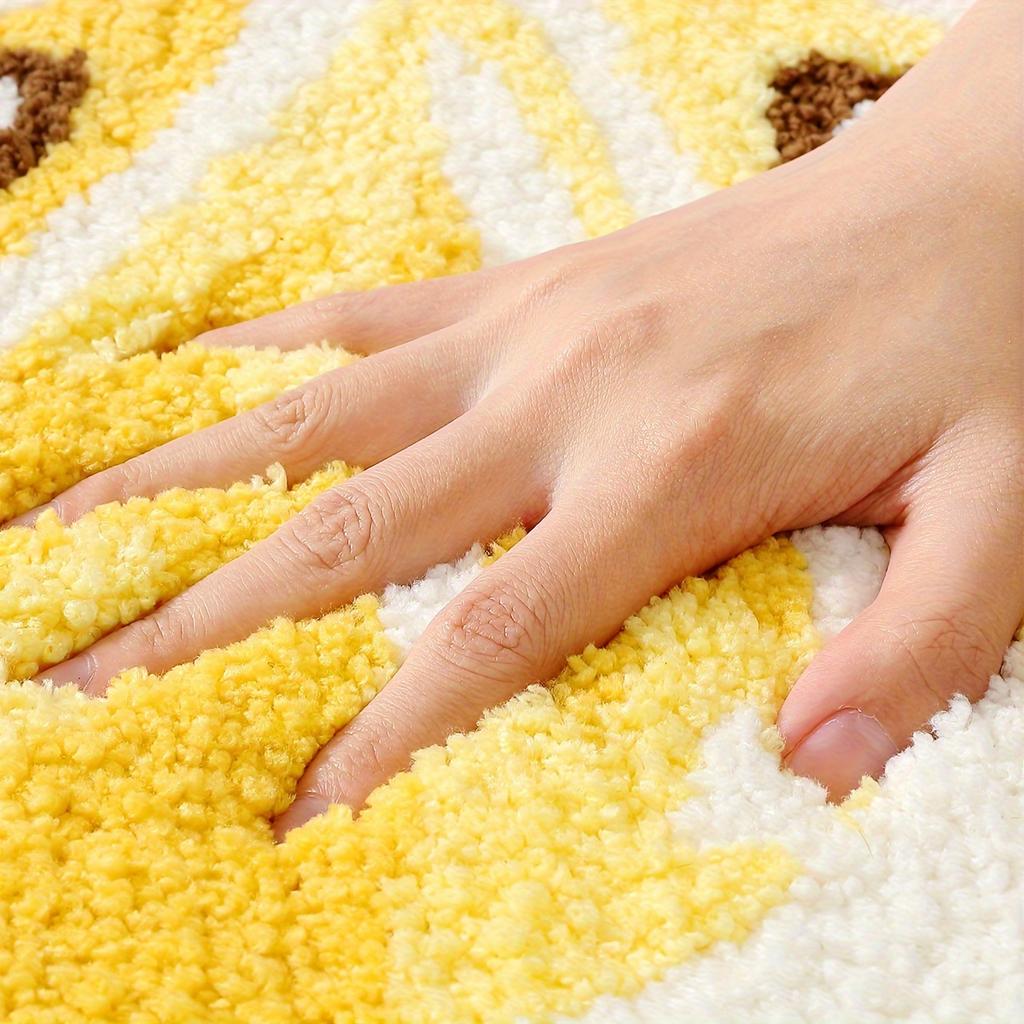 Ultra-Soft Fruit Pattern Bath Mat - Non-Slip, Absorbent & Machine Washable Rug for Shower, Bathtub, and Sink - Perfect Christmas Gift, Christmas Decor