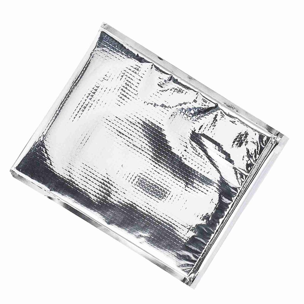 5 шт. в наборе алюминиевая фольга изолирует мешок для хранения продуктов питания термохолодильник серебристый (30 * 35см)