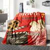 Movie Night Fun Throw Personalized Blanket Personalized Text Comfortable Texture Perfect For Sofa Couch Office Bed Picnics Four Seasons Universal
