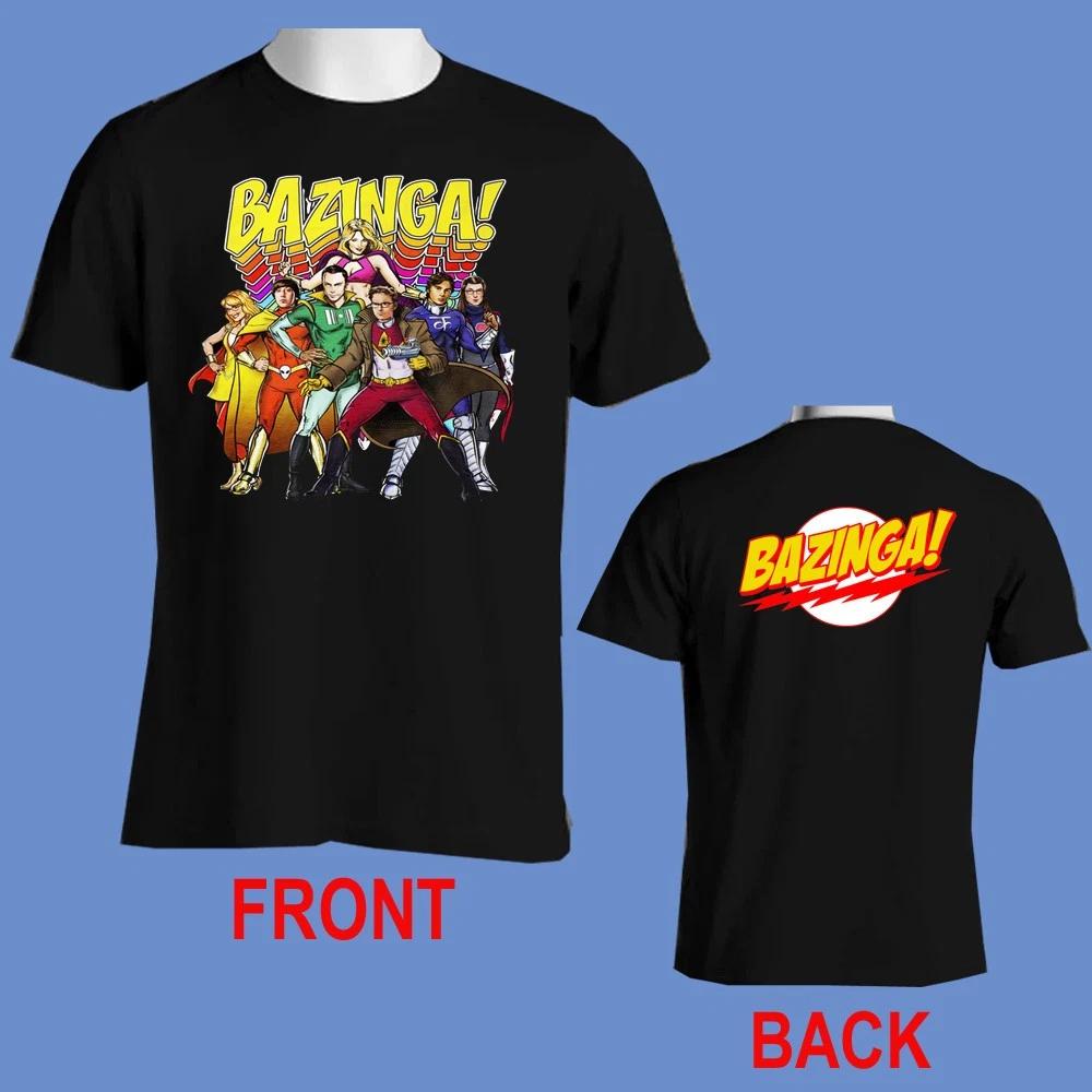 Bazinga Heroes Men's Black Size S-5XL