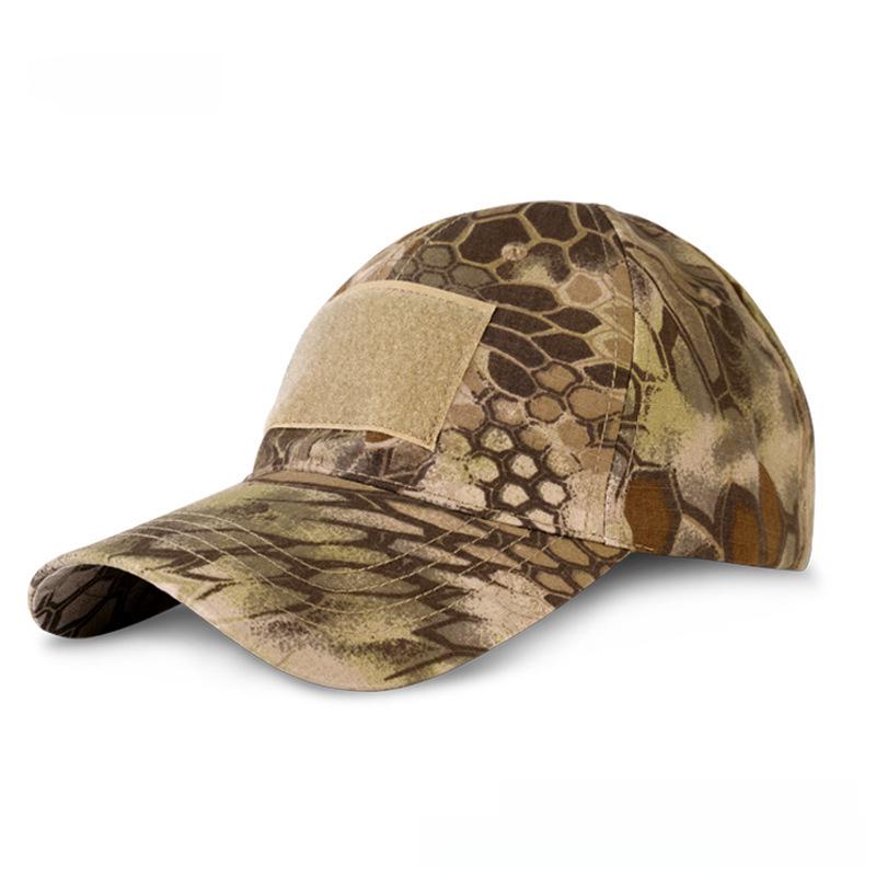 Men's Python Pattern Military Camouflage Baseball Cap - Tactical Outdoor Sports Velcro Hat