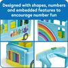 Numberblocks Rainbow Counting Bus Kazuasobi Обучающая игрушка 96092 Подлинный продукт