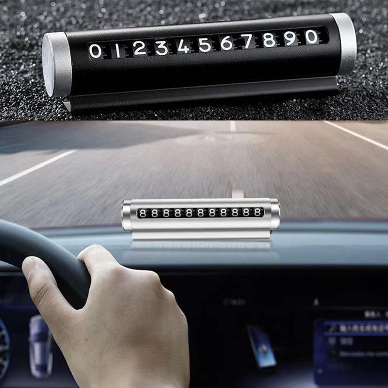 Временная карта парковки автомобиля Поворот номерного знака телефона Автомобильный стайлинг Автоаксессуары