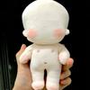 Stuffed Blank Unembroidery Cotton Doll Embroidery DIY Idoll Doll Blank Cotton Stuffed Toy  Toddler