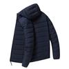 New Autumn and Winter Warm Seamless Light Down Jacket Men's Thin Short Light Hooded Handsome Jacket Tide