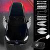 For Mercedes Benz 2PCS LED Angel Wings Car Atmosphere Welcome Light Auto Projector Rearview Mirror Carpet Lamp for Mercedes Benz