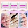 PHOENIXY 3Colors Acrylic Nail Kit 36W UV LED Nail Lamp With Nail Glitter Acrylic Powder Liquid Nail Extension Gel False Nail Tips Manicure Set