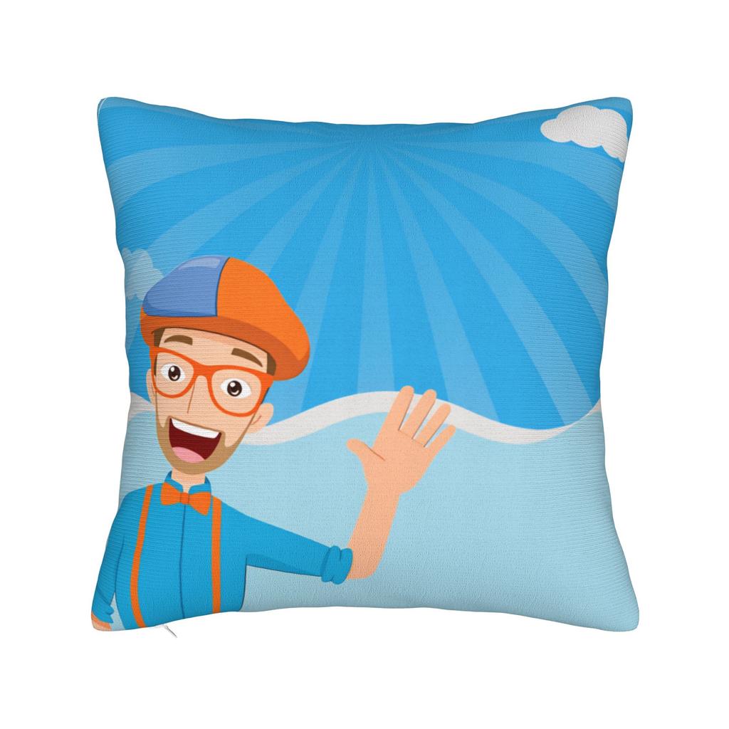 Cartoon B-Blippiing Pillow Case Custom Pillow Cover Kawaii Pillowcases For Sofa Bedroom Home Decor