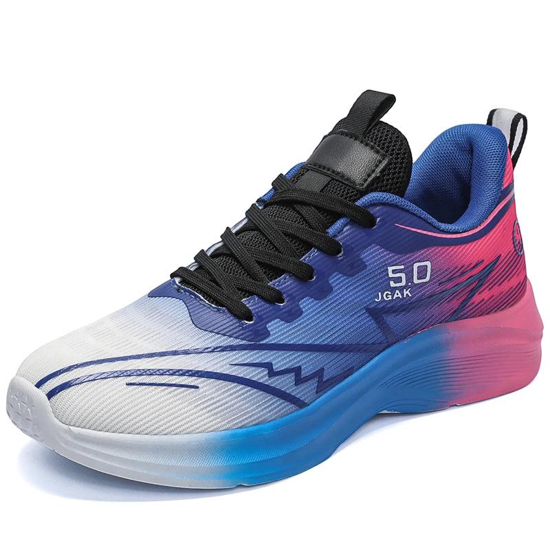 Летний большой размер 50 легкая амортизация красный кролик кроссовки для бега кроссовки сетка дышащая сверхлегкая технология спортивная обувь мужская