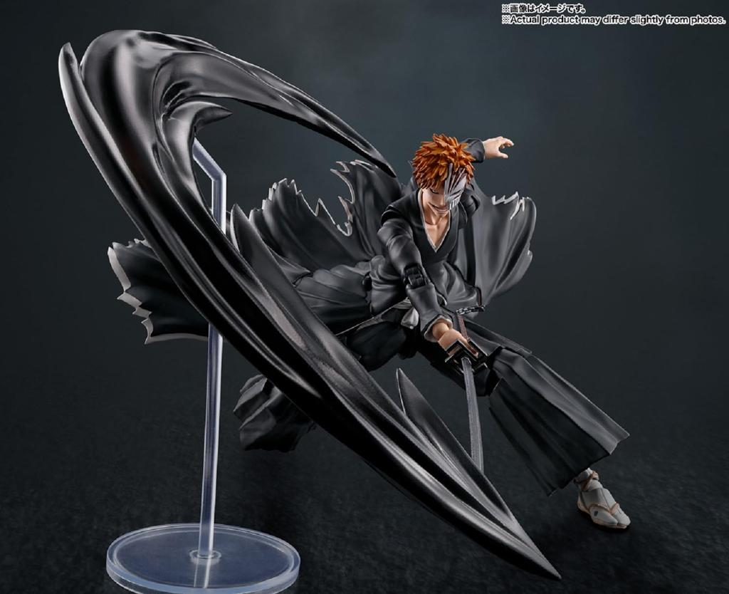 TAMASHII NATIONS S.H.Figuarts BLEACH Ichigo Kurosaki -Getsuga Tensho- Approx. 155mm PVC & ABS Painted Movable Figure