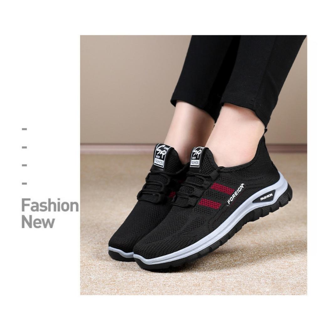 Women's Summer New Outdoor Breathable Mesh Shoes Fashion Casual Shoes Women's Shoes Low Cut Women's Sports Single Shoes