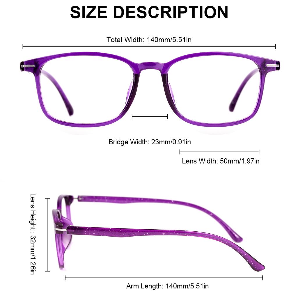 2 ШТ. Очки для чтения с автофокусом, Модные, Классические, Сверхлегкие, Защищающие от синего света, Очки для чтения для мужчин и женщин, Модные очки для чтения HD