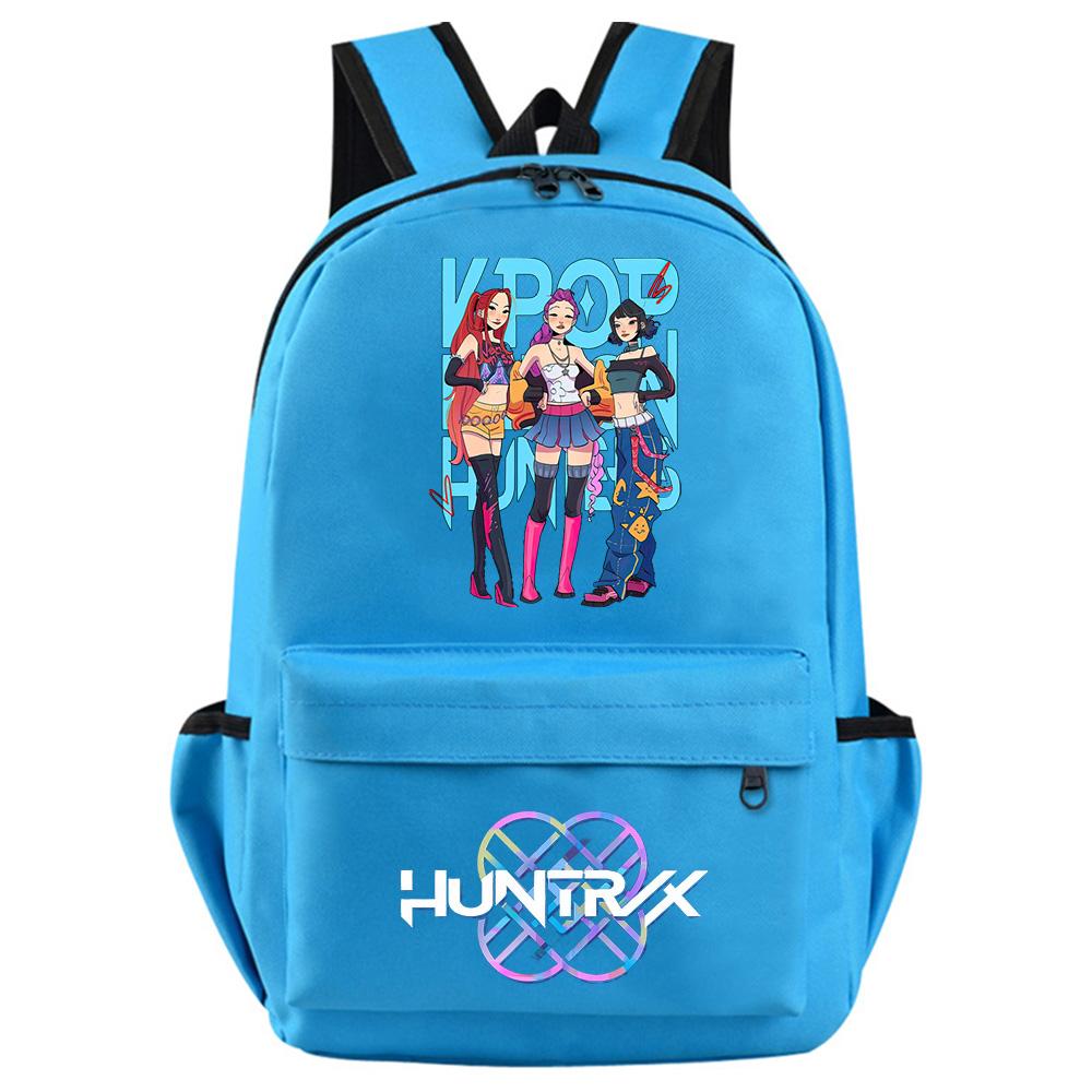 Anime Kpop Demon Hunters Printed Backpack for Teenager Student Girl Boy Bookbag Schoolbag Women Large Capacity Travel Bag Kid Gift Rucksak