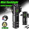 High Power 3 Led Flashlight USB Rechargeable Emergency Window Breaker Torch Lamp with Magnet Outdoor Work Car Repair Lantern