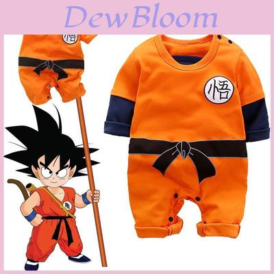 Очаровательный комбинезон-боди для новорожденного мальчика Косплей Dragon Ball Z На Хэллоуин