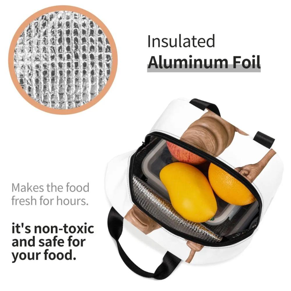 Custom Marcus The Worm Robert Help Thermal Insulated Lunch Bag Women Portable Lunch Container for Travel Multifunction Food Box