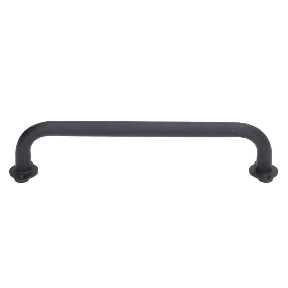 Wall Mount Barn Door Handle Carbon Steel Grab Bar Durable Cabinet Handle Barn Shed