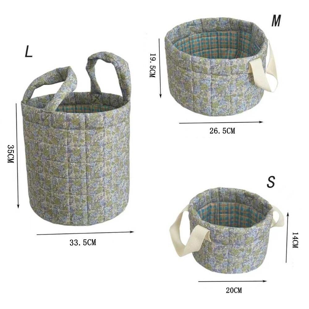 Foldable Storage Basket Fabric Home Organizer Bin Durable Storage Bin Home