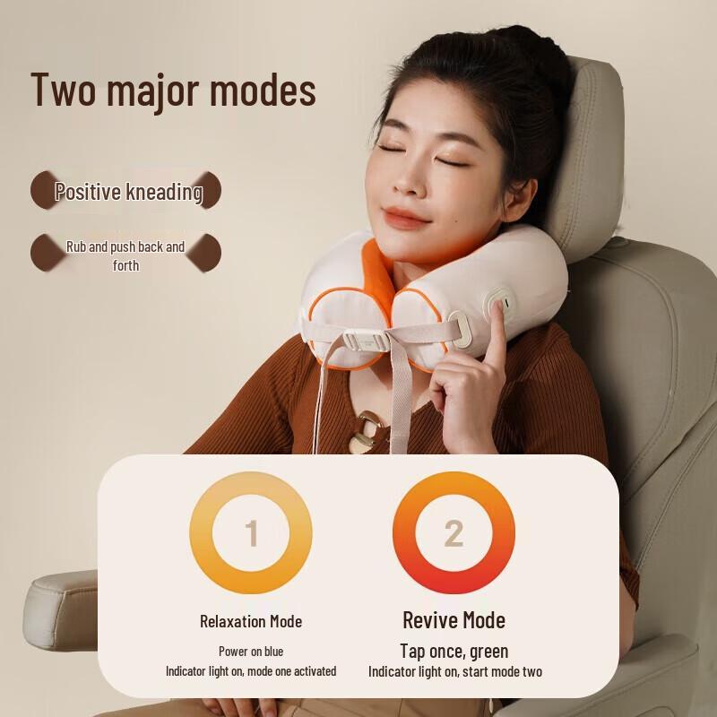 Hézhèng Portable U-shaped Neck Massager Pillow