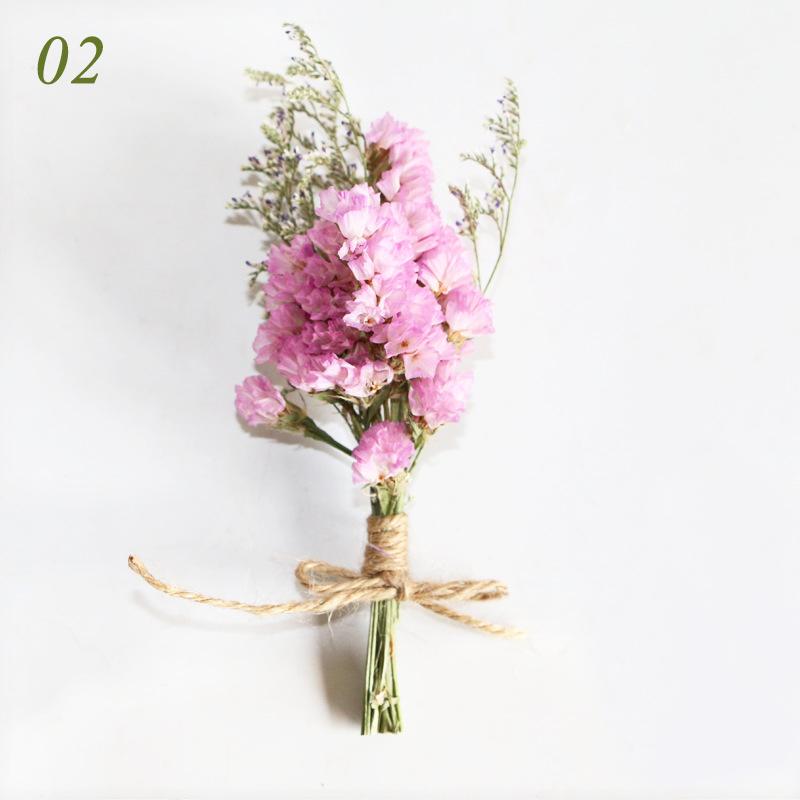 1шт Декоративный букет цветов Мини натуральные сухоцветы свежие консервированные Babysbreath свадьба