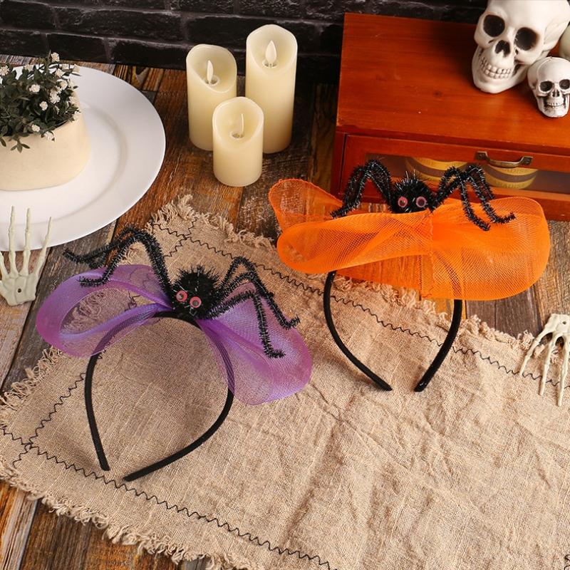 Halloween Hairband Festival Hair Band Spider Ghost Cosplay Hair Hoop DIY Masquerade Party Hair Accessories Cute Halloween Gift