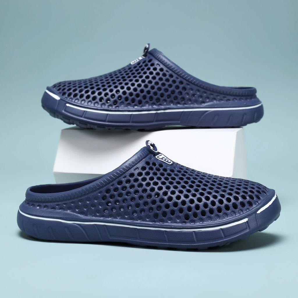 Мужская обувь 2025 года, пляжные тапочки, унисекс, повседневные женские пляжные сандалии, шлепанцы, нескользящие, размер 36-45, мужские тапочки