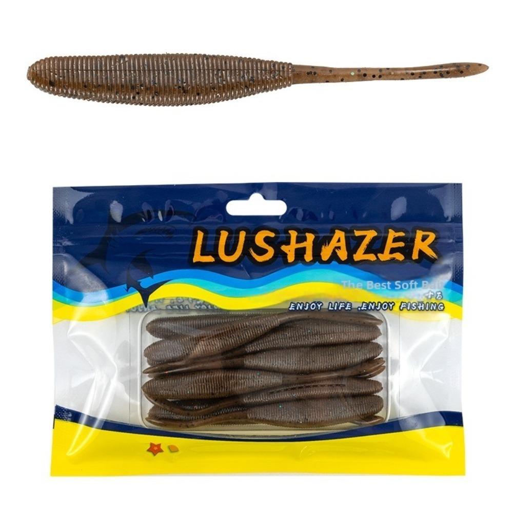 10/18pcs Pack 75mm/100mm Length Soft Lure Fishing Bait Realistic Soft Bait Freshwater Fishing