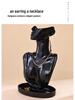 Portrait Necklace and Earring Display Stand - Jewelry Model Holder