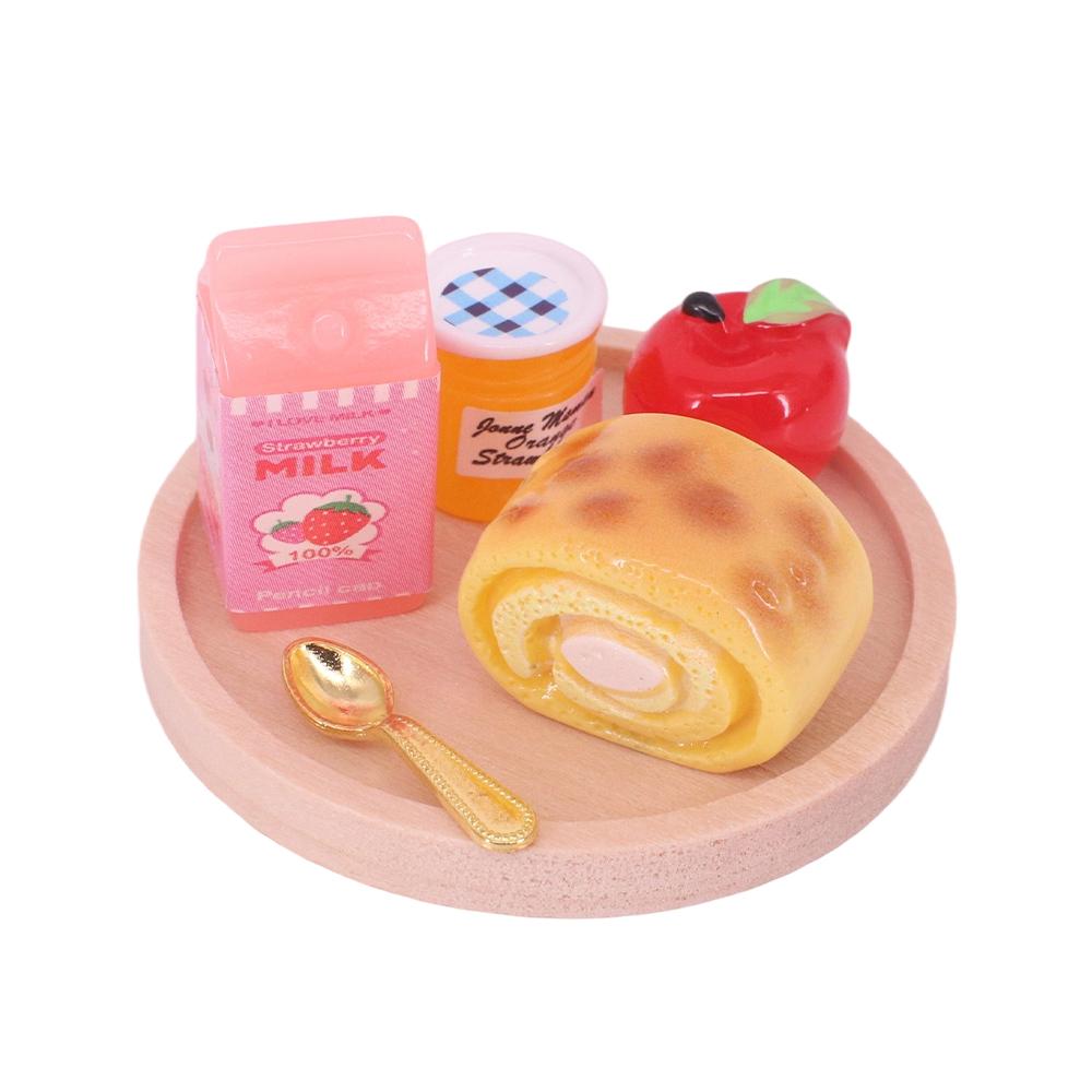 Миниатюрные аксессуары для куклы Лабубу 17 см, мини-мультяшная модель, набор жареной курицы, набор хлеба, торта, десертов, подарок для кукольного домика, игрушка для девочки