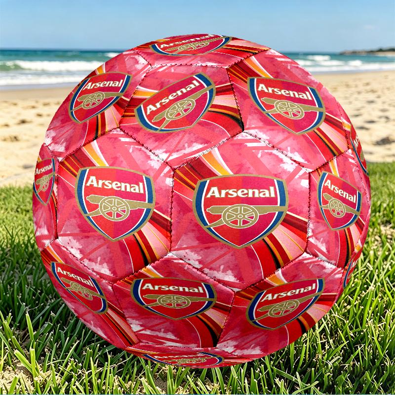 football F.C Print Size 5 Soccer Ball, PU Wear Resistant Football for Match Training and Daily Practice, Birthday Gift for Soccer Fans