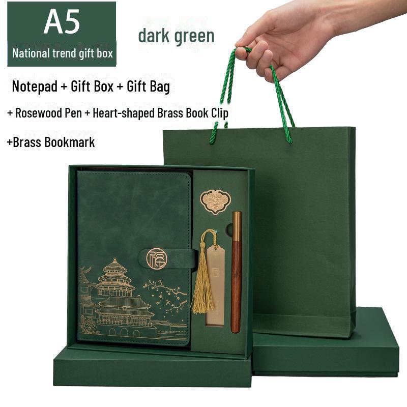 Набор блокнотов National Trend формата А5: Ретро-блокнот для деловых, офисных и творческих встреч - в комплекте подарочная коробка