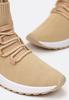 Women's High Top Sports Shoes Sendi Khaki 39