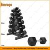 Hex Rubber-Coated Dumbbell
