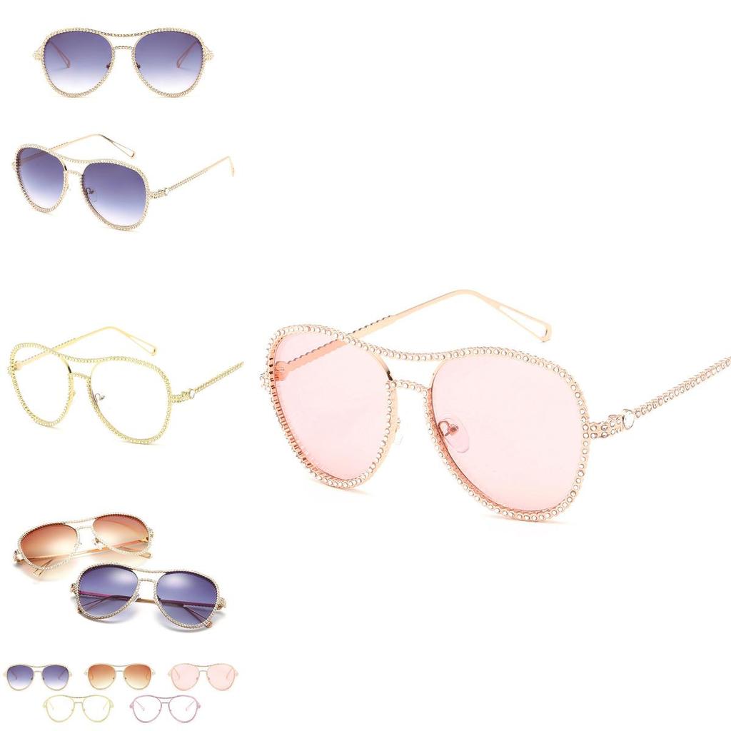 Premium Oversized Square Sunglasses For Women Featuring Sparkling Bling Frame