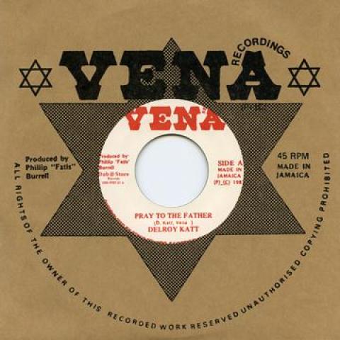 7-дюймовая пластинка DELROY KATT Pray To The Father DSRPFB701 VenaDub Store 1987 Япония Регги Ска Даб