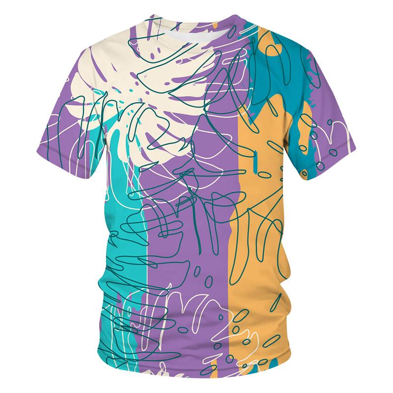 Летняя мода уличная одежда в стиле граффити для мужчин 3D повседневные футболки в стиле хип-хоп с индивидуальным принтом трендовые удобные удобные короткие рукава с круглым вырезом
