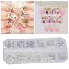 1 Set Nail Decor AB Coating Luxury Non-Drop Delicate 3D Art Rhinestones Jewelry Accessories for Beauty