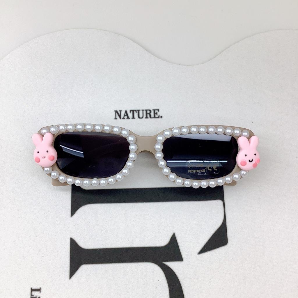 Diy Fashion Children'S Sunglasses Small Box Trend Rabbit Cute Baby Sunglasses Sunscreen Sunscreen Glasses