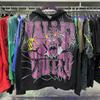 Unisex Cross Graphic Hoodie Loose Fit Casual Cotton Sweatshirt Teens