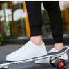 Summer White Shoes, Men's Thick Soled Shoes, Student Board Shoes, Breathable Sports and Leisure Shoes