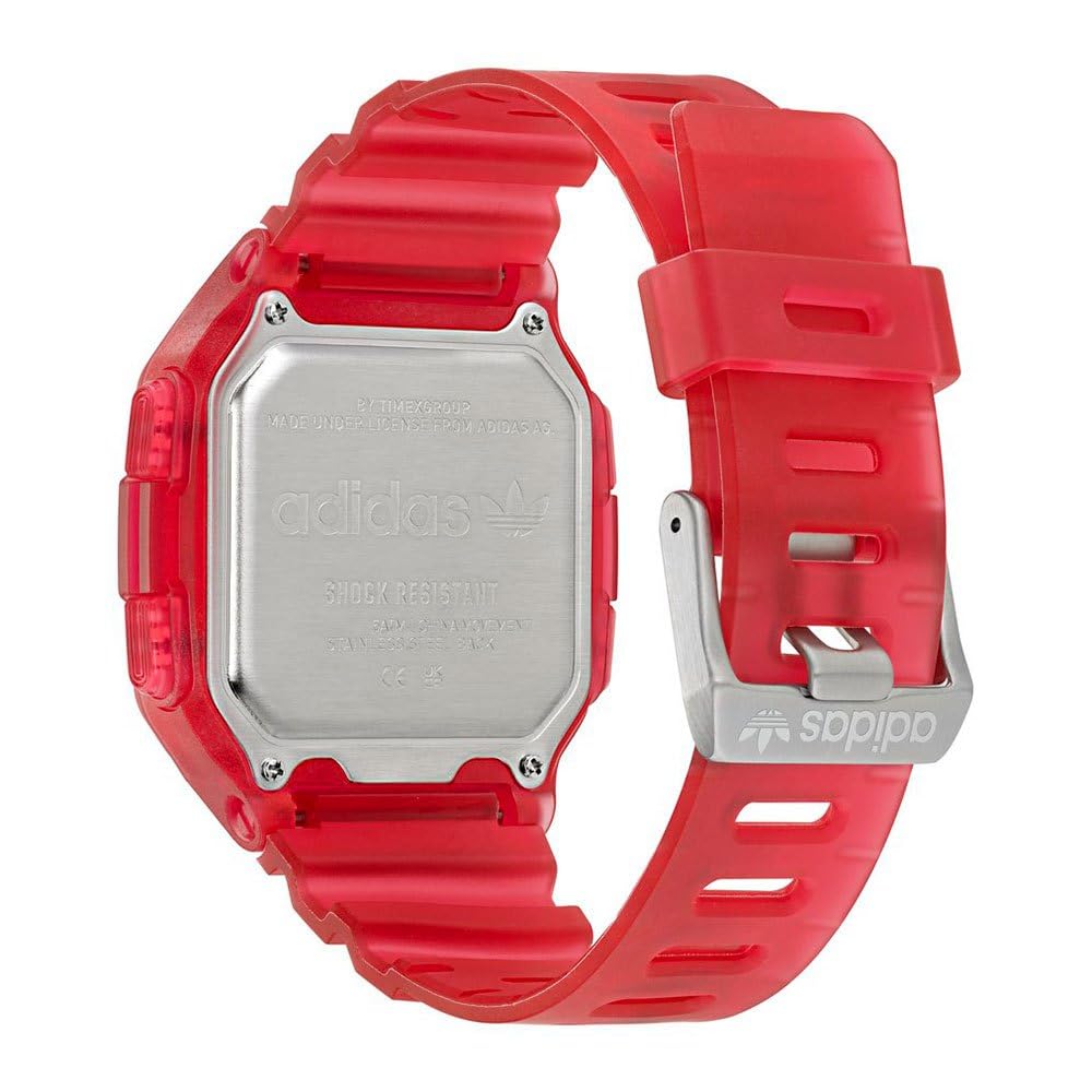 Оригинальные унисекс-наручные часы Adidas DIGITAL ONE GMT AOST22051 Красные [часы adidas] [Б/у]